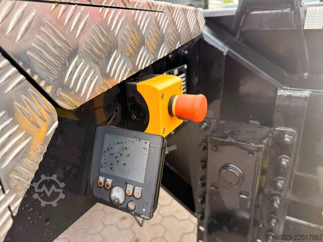 Tipper semitrailer  WIESE 3-Achs Abrollkippe-Sattelauflieger