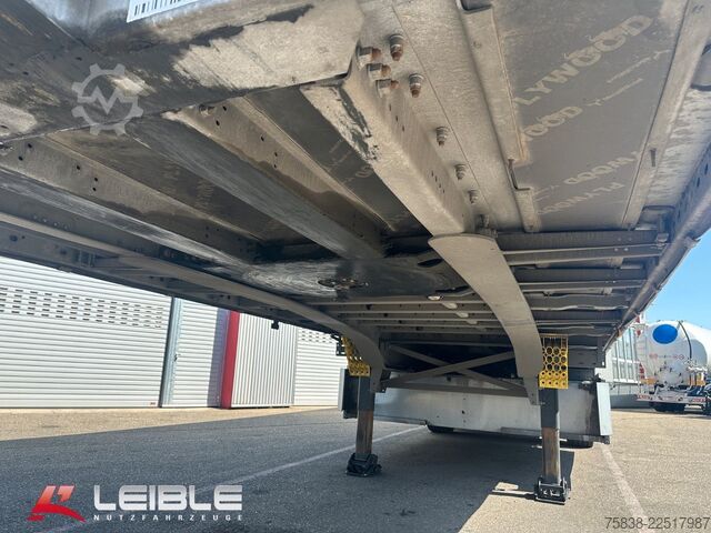 Open semitrailer with tarp SCHMITZ CARGOBULL SCS 24/L* Tautliner*Code XL*Liftachse*UNFALL*