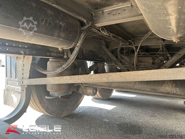 Open semitrailer with tarp SCHMITZ CARGOBULL SCS 24/L* Tautliner*Code XL*Liftachse*UNFALL*