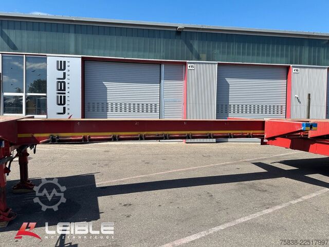 Semitrailer MEUSBURGER MPS-2*Tele Plateau *Ausziehbar*2x Lenkachse*