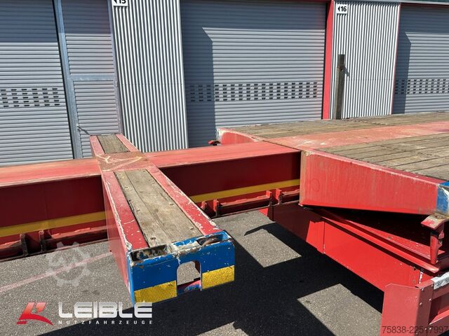 Semitrailer MEUSBURGER MPS-2*Tele Plateau *Ausziehbar*2x Lenkachse*