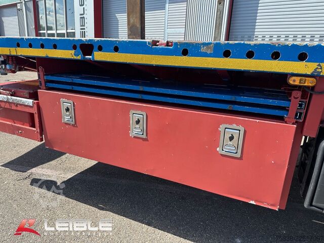 Semitrailer MEUSBURGER MPS-2*Tele Plateau *Ausziehbar*2x Lenkachse*