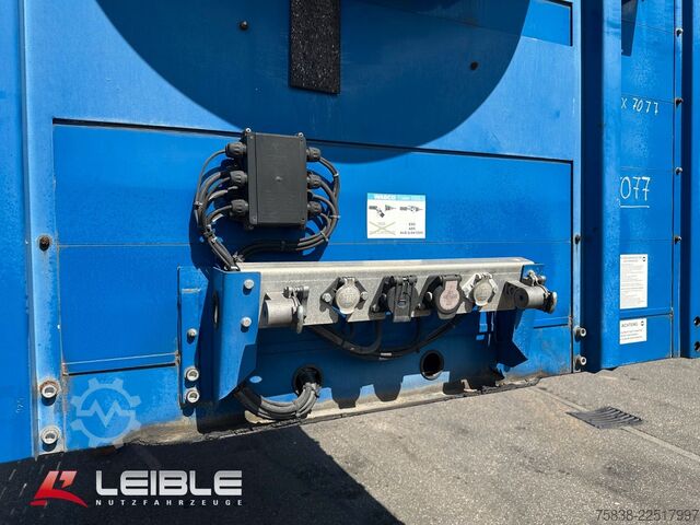 Semitrailer MEUSBURGER MPS-2*Tele Plateau *Ausziehbar*2x Lenkachse*