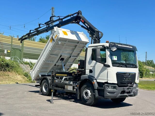 Tipper with crane MAN TGM 18.320 MAN TGM 18.320 4x2 Euro6e Hiab X-HiD...