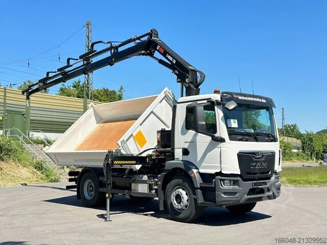 Tipper with crane MAN TGM 18.320 MAN TGM 18.320 4x2 Euro6e Hiab X-HiD...