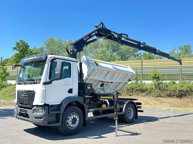 Tipper with crane MAN TGM 18.320 MAN TGM 18.320 4x2 Euro6e Hiab X-HiD...