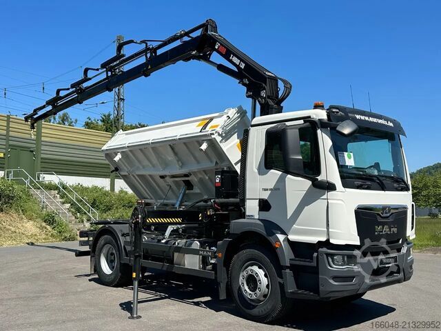 Tipper with crane MAN TGM 18.320 MAN TGM 18.320 4x2 Euro6e Hiab X-HiD...