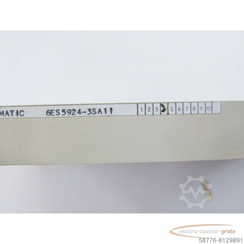 Component Siemens 6E5924-3SA11 CPU