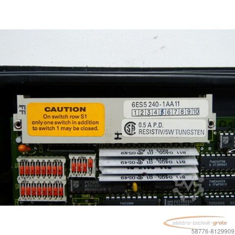 Component Siemens 6ES5240-1AA11 Karte Zähl- Wegerfassungsbaugruppe   - ! -