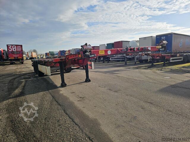 Transport von Containern KRONE SD 27| SAF INTRADISC | SUPER SLIDING.| BELGIUM ...