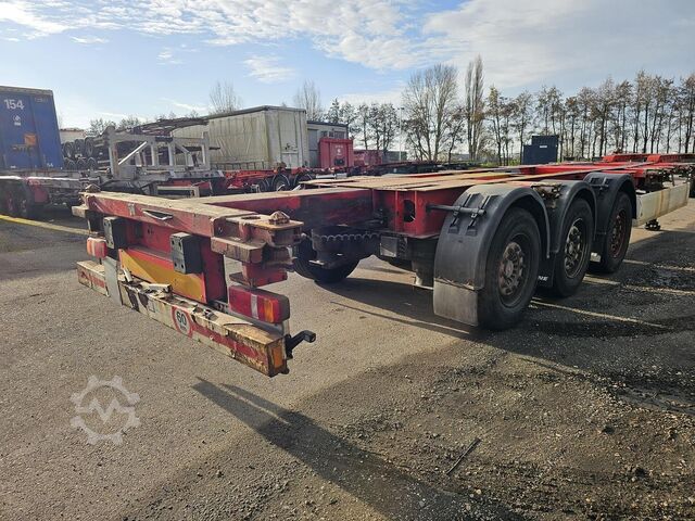 Transport von Containern KRONE SD 27| SAF INTRADISC | SUPER SLIDING.| BELGIUM ...