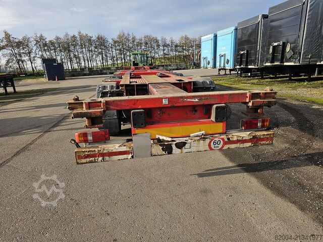 Transport von Containern KRONE SD 27| SAF INTRADISC | SUPER SLIDING.| BELGIUM ...