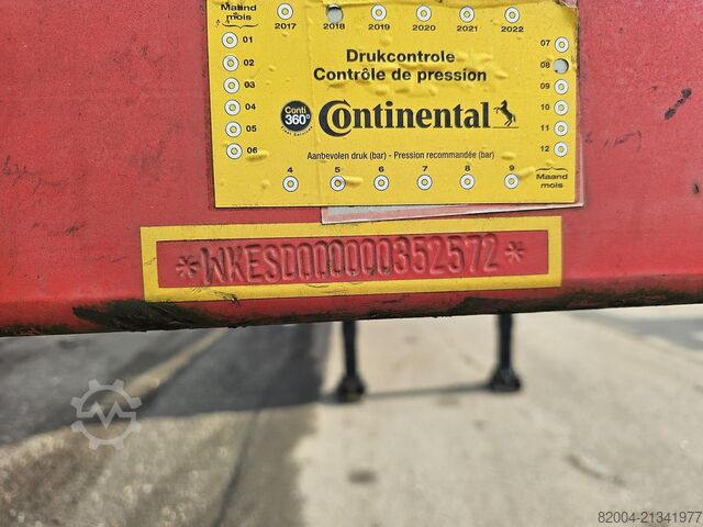 Transport von Containern KRONE SD 27| SAF INTRADISC | SUPER SLIDING.| BELGIUM ...