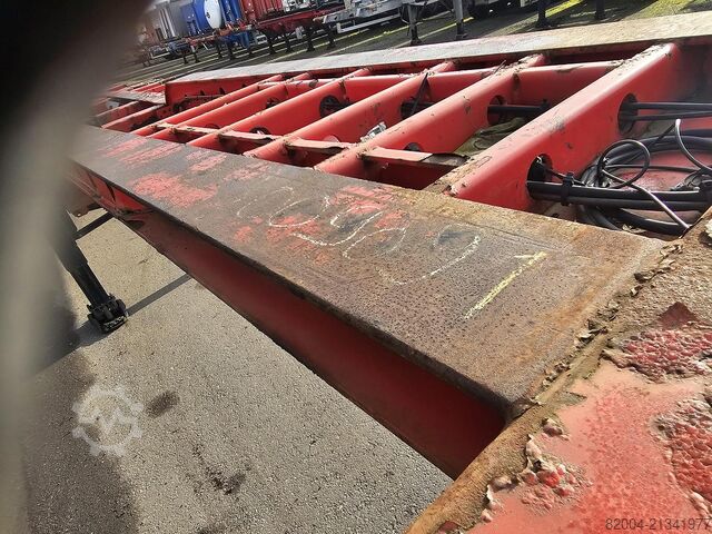 Transport von Containern KRONE SD 27| SAF INTRADISC | SUPER SLIDING.| BELGIUM ...