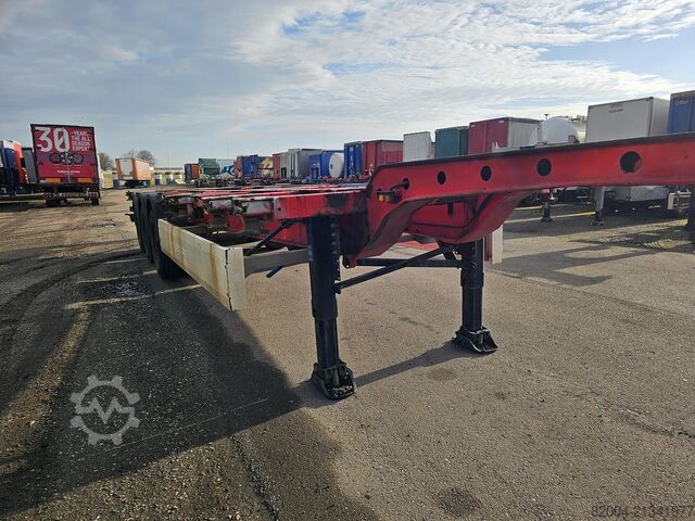 Transport von Containern KRONE SD 27| SAF INTRADISC | SUPER SLIDING.| BELGIUM ...