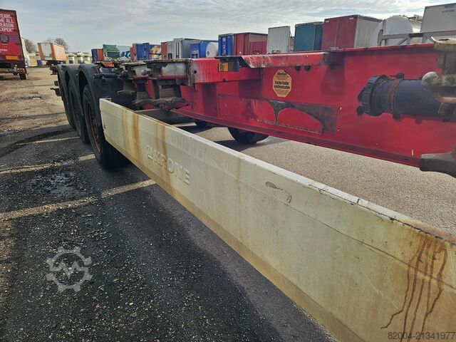 Transport von Containern KRONE SD 27| SAF INTRADISC | SUPER SLIDING.| BELGIUM ...