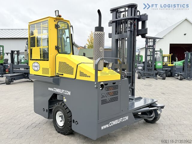 4-way forklift Combilift C4000 GAS DUPLEX 4600 FREE-LIFT CABIN