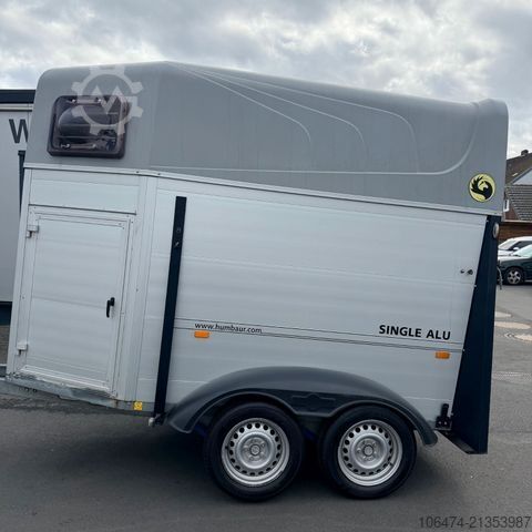 Horse transport trailer HUMBAUR Alu Single 1,5 er # 100 km/h Zulassung