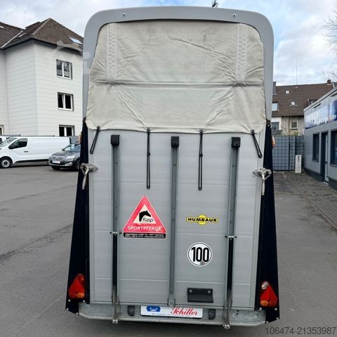 Horse transport trailer HUMBAUR Alu Single 1,5 er # 100 km/h Zulassung