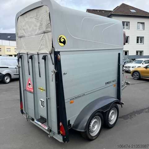 Horse transport trailer HUMBAUR Alu Single 1,5 er # 100 km/h Zulassung
