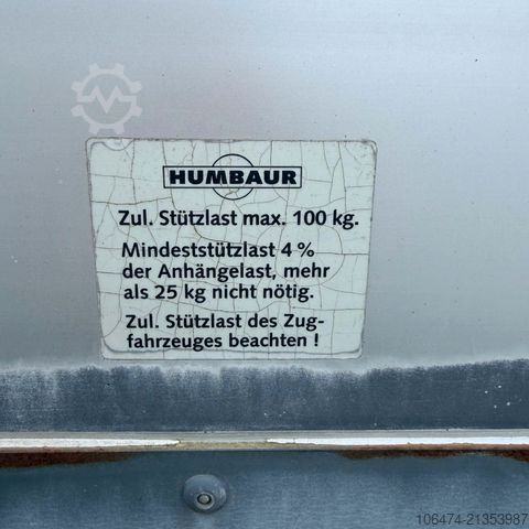 Horse transport trailer HUMBAUR Alu Single 1,5 er # 100 km/h Zulassung