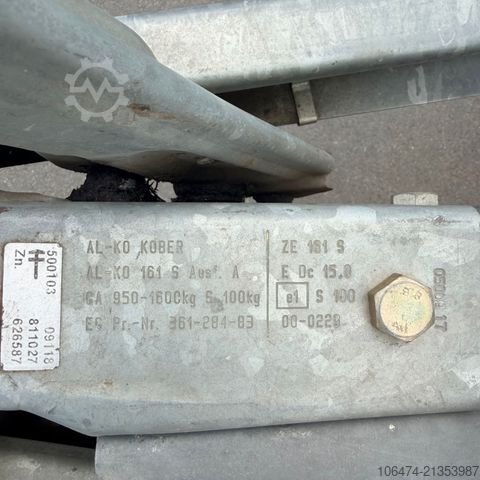 Horse transport trailer HUMBAUR Alu Single 1,5 er # 100 km/h Zulassung