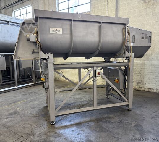 Twin shaft paddle mixer 2.600L, IPM 2000 Inotec dubbele peddelmenger 2.600L Type IPM 200