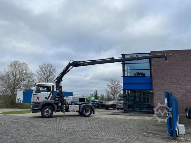 Standard tractor MAN TGA 18.310 Hiab 166 E-3 HIDUO Crane-Kran + Remo...