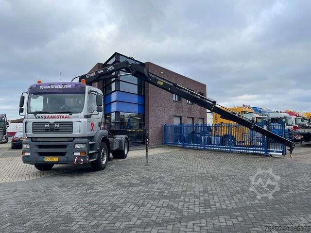 Standard tractor MAN TGA 18.310 Hiab 166 E-3 HIDUO Crane-Kran + Remo...
