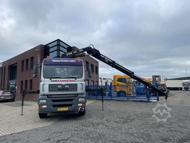 Standard tractor MAN TGA 18.310 Hiab 166 E-3 HIDUO Crane-Kran + Remo...
