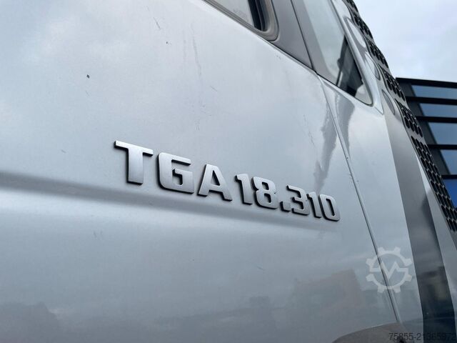 Standard tractor MAN TGA 18.310 Hiab 166 E-3 HIDUO Crane-Kran + Remo...