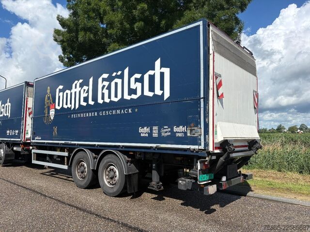 Box body WEB Trailer ZPRASQ 18 GETRÄNKE / BPW / DISC / LOADING LIFT