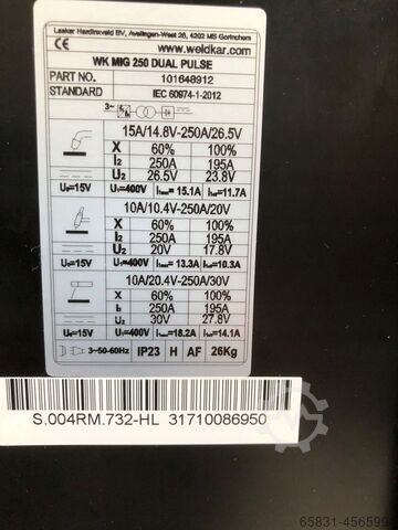 MIG WELDKAR WK MIG 250  