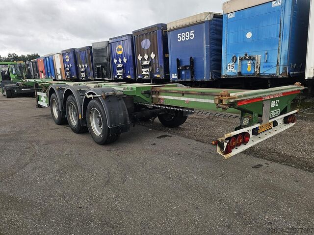 Container transport D-TEC VCC-01 FLEXITRAILER/ALL CONNECTIONS/ APK/TUV 26...