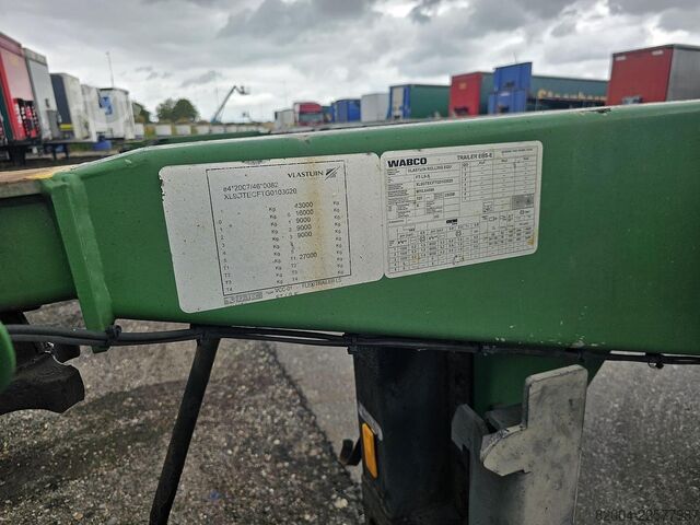 Container transport D-TEC VCC-01 FLEXITRAILER/ALL CONNECTIONS/ APK/TUV 26...