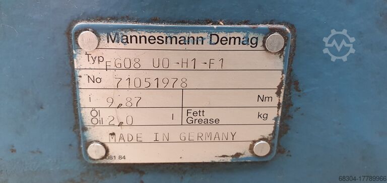 DEMAG gearboxes / crane gearboxes DEMAG FG 08 - 2 Stück / AF12 - 4 Stück