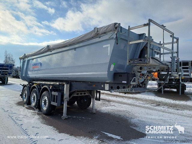 Tipper semitrailer Schmitz Cargobull Semitrailer Tipper Steel half pipe body 25m³