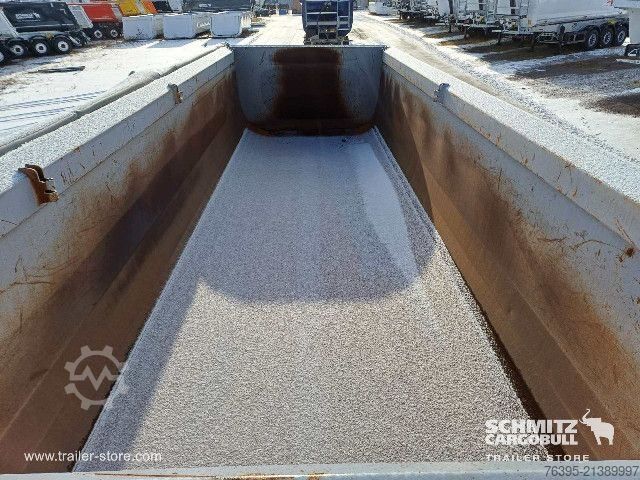 Tipper semitrailer Schmitz Cargobull Semitrailer Tipper Steel half pipe body 25m³