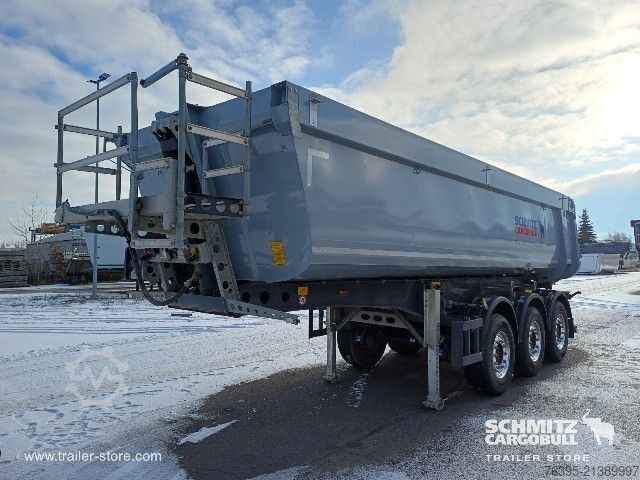 Tipper semitrailer Schmitz Cargobull Semitrailer Tipper Steel half pipe body 25m³
