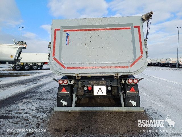 Tipper semitrailer Schmitz Cargobull Semitrailer Tipper Steel half pipe body 25m³
