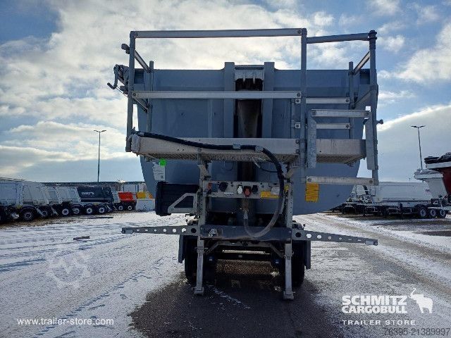 Tipper semitrailer Schmitz Cargobull Semitrailer Tipper Steel half pipe body 25m³