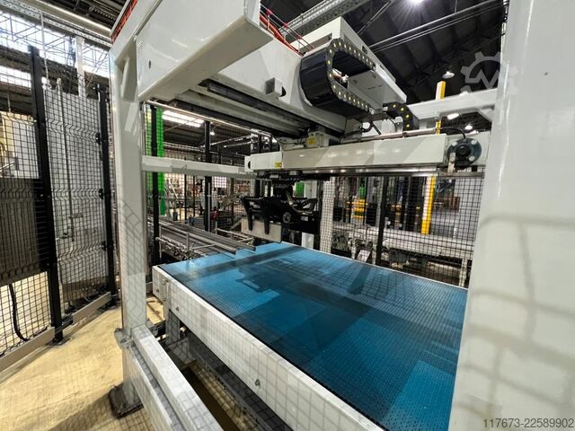 Used SIDEL monocolumn Palletizer 200 Unit per hour -Year 2013 Sidel Monocolumn