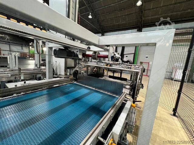 Used SIDEL monocolumn Palletizer 200 Unit per hour -Year 2013 Sidel Monocolumn