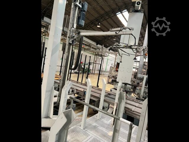 Used SIDEL monocolumn Palletizer 200 Unit per hour -Year 2013 Sidel Monocolumn