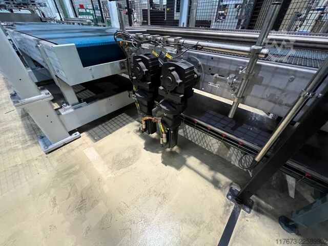 Used SIDEL monocolumn Palletizer 200 Unit per hour -Year 2013 Sidel Monocolumn
