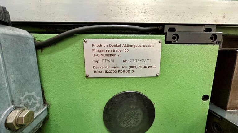 Werkzeugfräse Friedrich Deckel FP4M