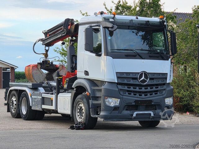 Hook arm system Mercedes-Benz Arocs KRAAN/HAAK!! EURO6!! BELGIUM TRUCK!