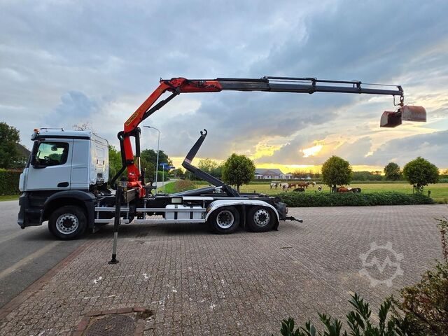 Hook arm system Mercedes-Benz Arocs KRAAN/HAAK!! EURO6!! BELGIUM TRUCK!