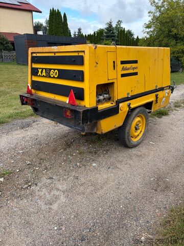 Schraubenkompressor Atlas Copco XAS 60 – kompresor przewoźny Atlas Copco XAS 60 – kompresor przewoźny
