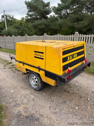 Schraubenkompressor Atlas Copco XAS 60 – kompresor przewoźny Atlas Copco XAS 60 – kompresor przewoźny